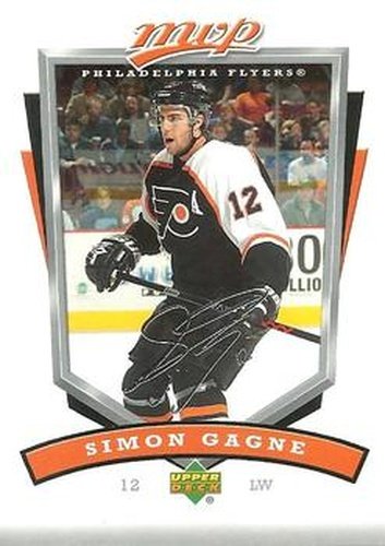 #211 Simon Gagne - Philadelphia Flyers - 2006-07 Upper Deck MVP Hockey