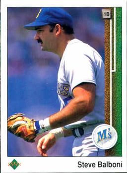 #111 Steve Balboni - Seattle Mariners - 1989 Upper Deck Baseball