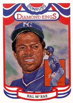 #11b Hal McRae - Kansas City Royals - 1984 Donruss Baseball