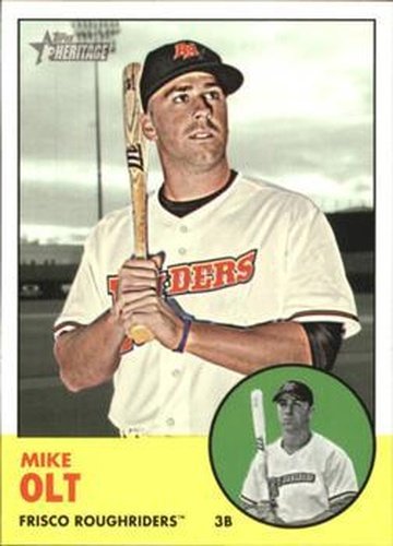 #11b Mike Olt - Frisco Roughriders - 2012 Topps Heritage Minor League Baseball