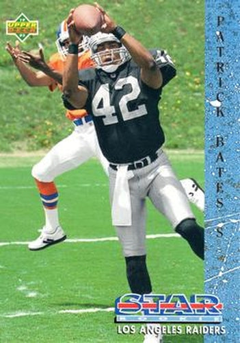#12 Patrick Bates - Los Angeles Raiders - 1993 Upper Deck Football