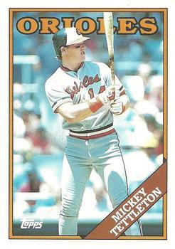 #120T Mickey Tettleton - Baltimore Orioles - 1988 Topps Traded Baseball