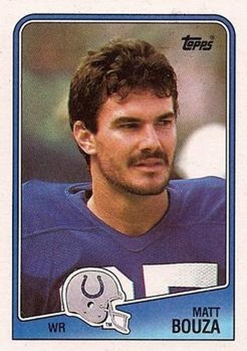 #120 Matt Bouza - Indianapolis Colts - 1988 Topps Football