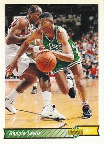 #120 Reggie Lewis - Boston Celtics - 1992-93 Upper Deck Basketball