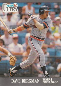 #120 Dave Bergman - Detroit Tigers - 1991 Ultra Baseball