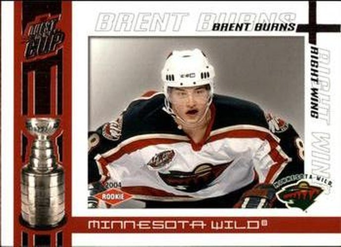 #120 Brent Burns - Minnesota Wild - 2003-04 Pacific Quest for the Cup Hockey