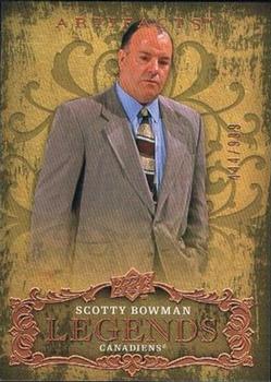 #120 Scotty Bowman - Montreal Canadiens - 2008-09 Upper Deck Artifacts Hockey