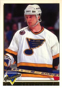 #120 Craig Janney - St. Louis Blues - 1993-94 O-Pee-Chee Premier Hockey - Gold