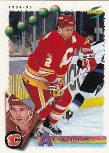 #120 Al MacInnis - Calgary Flames - 1994-95 Score Hockey