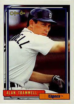 #120 Alan Trammell - Detroit Tigers - 1992 O-Pee-Chee Baseball