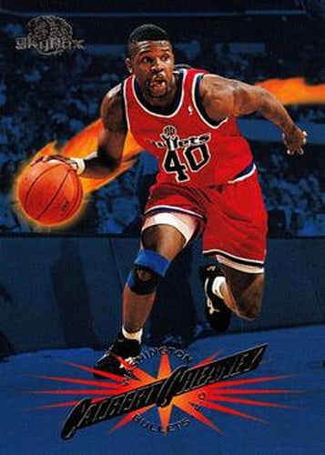 #120 Calbert Cheaney - Washington Bullets - 1995-96 SkyBox Premium Basketball