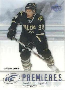 #120 Joel Lundqvist - Dallas Stars - 2007-08 Upper Deck Ice Hockey