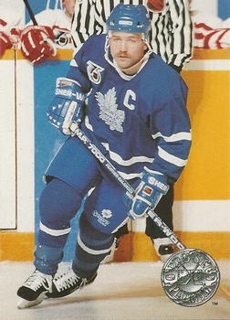 #120 Wendel Clark - Toronto Maple Leafs - 1991-92 Pro Set Platinum Hockey