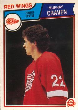 #120 Murray Craven - Detroit Red Wings - 1983-84 O-Pee-Chee Hockey