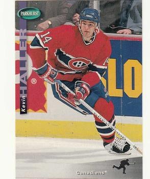 #120 Kevin Haller - Montreal Canadiens - 1994-95 Parkhurst Hockey