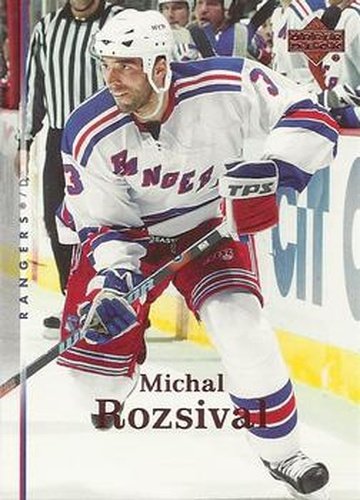 #120 Michal Rozsival - New York Rangers - 2007-08 Upper Deck Hockey