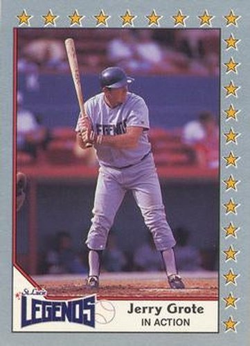 #120 Jerry Grote - St. Lucie Legends - 1990 Pacific Senior League Baseball