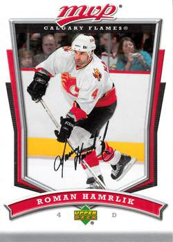 #120 Roman Hamrlik - Calgary Flames - 2007-08 Upper Deck MVP Hockey