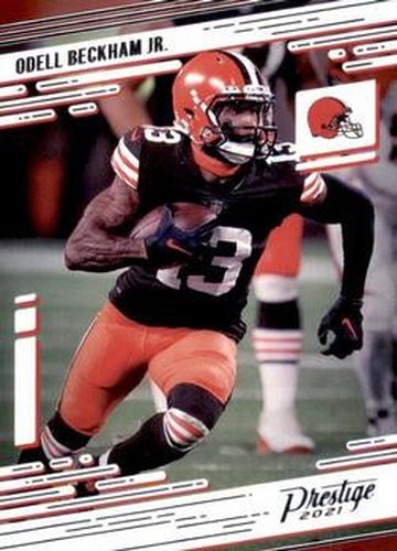 #120 Odell Beckham Jr. - Cleveland Browns - 2021 Panini Prestige Football
