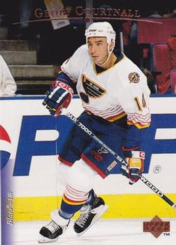 #120 Geoff Courtnall - St. Louis Blues - 1995-96 Upper Deck Hockey