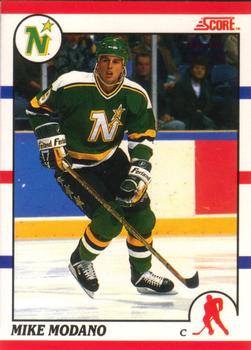 #120 Mike Modano - Minnesota North Stars - 1990-91 Score Canadian Hockey