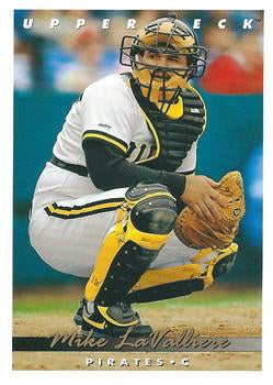 #120 Mike LaValliere - Pittsburgh Pirates - 1993 Upper Deck Baseball