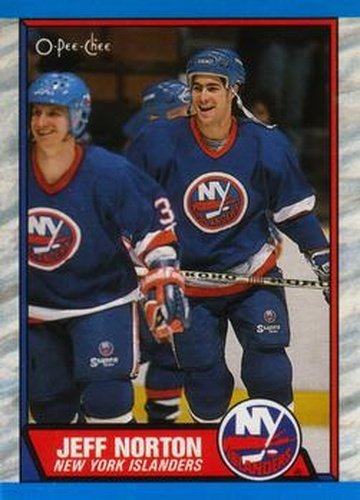 #120 Jeff Norton - New York Islanders - 1989-90 O-Pee-Chee Hockey
