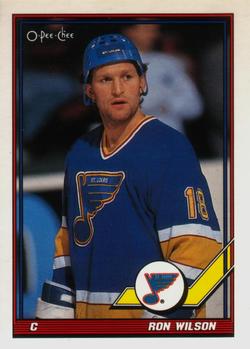 #120 Ron Wilson - St. Louis Blues - 1991-92 O-Pee-Chee Hockey