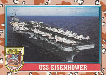 #120 USS Eisenhower - 1991 Topps Desert Storm