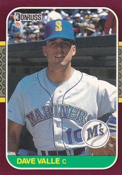#120 Dave Valle - Seattle Mariners - 1987 Donruss Opening Day Baseball