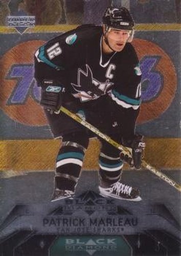 #120 Patrick Marleau - San Jose Sharks - 2007-08 Upper Deck Black Diamond Hockey
