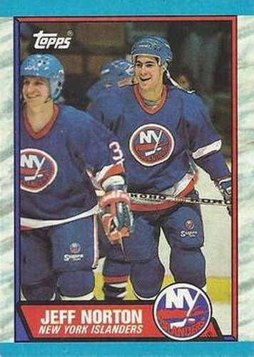 #120 Jeff Norton - New York Islanders - 1989-90 Topps Hockey