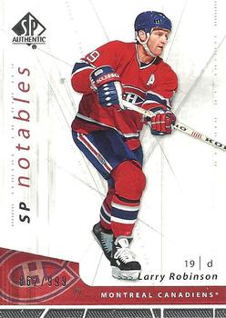 #120 Larry Robinson - Montreal Canadiens - 2006-07 SP Authentic Hockey