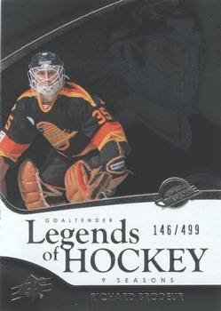 #120 Richard Brodeur - Vancouver Canucks - 2011-12 SPx Hockey
