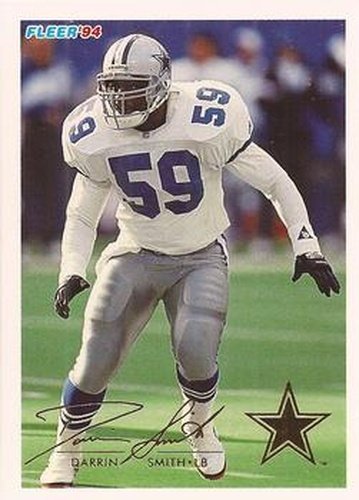 #120 Darrin Smith - Dallas Cowboys - 1994 Fleer Football