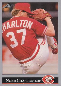 #120 Norm Charlton - Cincinnati Reds - 1992 Leaf Baseball
