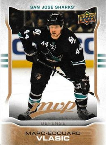 #120 Marc-Edouard Vlasic - San Jose Sharks - 2014-15 Upper Deck MVP Hockey