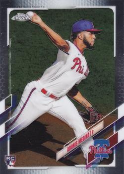 #120 Adonis Medina - Philadelphia Phillies - 2021 Topps Chrome Baseball