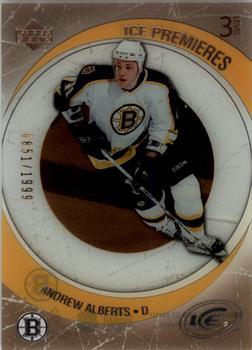 #120 Andrew Alberts - Boston Bruins - 2005-06 Upper Deck Ice Hockey