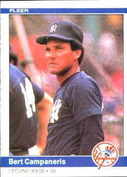 #120 Bert Campaneris - New York Yankees - 1984 Fleer Baseball