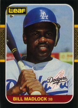 #120 Bill Madlock - Los Angeles Dodgers - 1987 Leaf Baseball