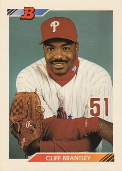 #120 Cliff Brantley - Philadelphia Phillies - 1992 Bowman Baseball