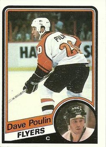 #120 Dave Poulin - Philadelphia Flyers - 1984-85 Topps Hockey