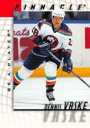 #120 Dennis Vaske - New York Islanders - 1997-98 Pinnacle Be a Player Hockey