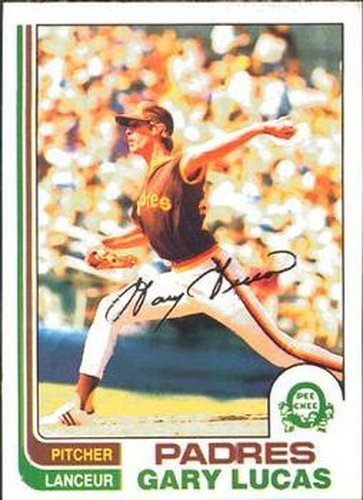 #120 Gary Lucas - San Diego Padres - 1982 O-Pee-Chee Baseball