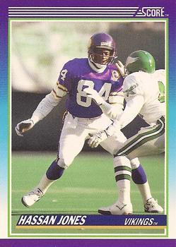 #120 Hassan Jones - Minnesota Vikings - 1990 Score Football