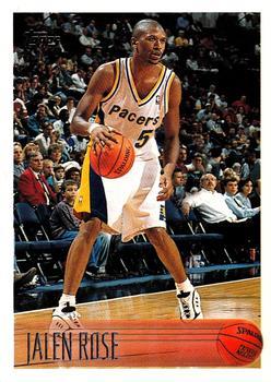 #120 Jalen Rose - Indiana Pacers - 1996-97 Topps Basketball