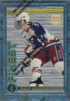 #120 Jamie Langenbrunner - USA - 1994-95 Finest Hockey