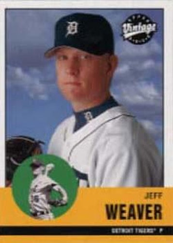 #120 Jeff Weaver - Detroit Tigers - 2001 Upper Deck Vintage Baseball