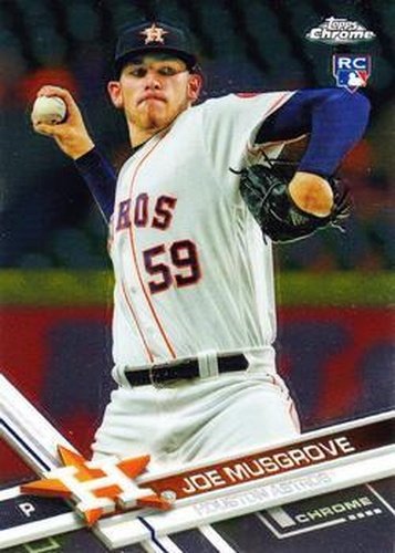 #120 Joe Musgrove - Houston Astros - 2017 Topps Chrome Baseball